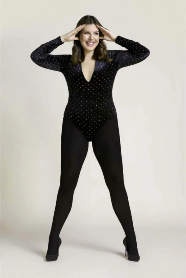 ⁦גרביוני גבריאלה מידות גדולות מאד MICRO 60 PLUS SIZE עד היקף 204 ס"מ !⁩ – תמונה ⁦2⁩