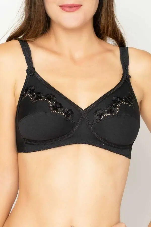 חזיית כותנה נוחה ללא קשת וללא ריפוד טריומף Elasti Cross + Cotton N