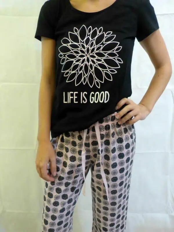 פיג'מה דלתא טריקו Life is GOOD