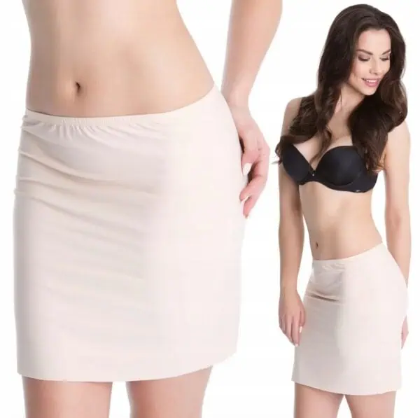 חצאית קומבניזון Soft & Smooth Half Slip Long