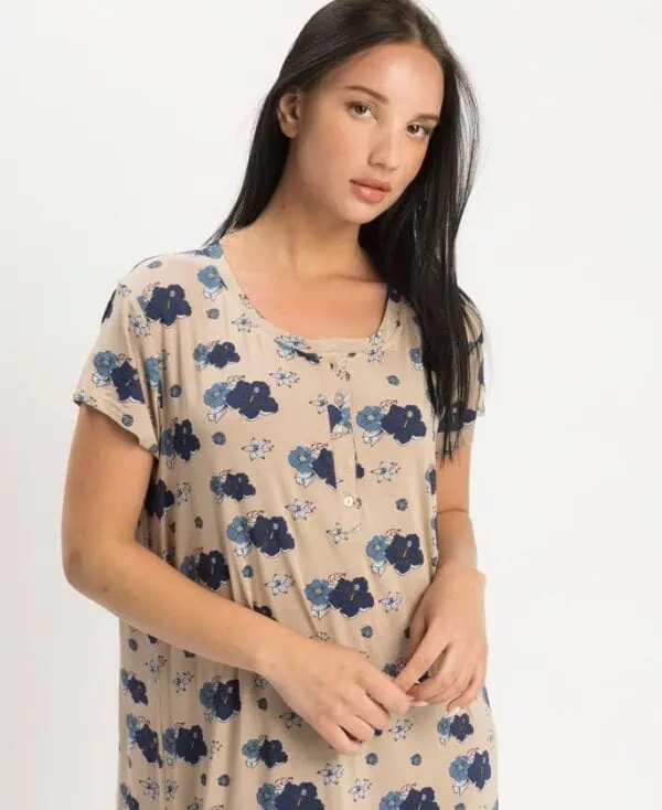 ⁦כותונת ויסקוזה פרחונית 9950⁩ – תמונה ⁦2⁩